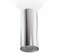Roblin Hotte îlot Cylindre 370 – 37×37 cm – Extraction et recirculation (kit sup.) – Inox
