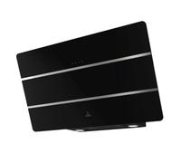 ROBLIN Hotte Décorative incliné aspirante noire Largeur 80cm Débit d'air 700m3/h