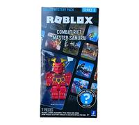 Roblox Deluxe Mystery Pack Action Figure Series 1 2 - Comprend un article virtuel exclusif (choisissez la figure) (Combat Rift : Master Samurai)