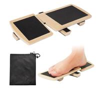 RobLuX Balance Board Planche d'équilibre à Une ambe Appareil D'Entraînement Des Pieds Fußtrainer Holz Einbeiniges Balance Board Correction de la Posture