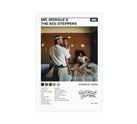 Robnik Kendrick Lamar Mr. Morale & The Big Steppers Album Cover Toile Poster Rap Art mural esthétique pour chambre à coucher, salon, dortoir, décoration cadeau sans cadre 40 x 60 cm