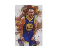 Robnik Poster 5 étoiles du basket-ball Stephen Curry - Décoration murale pour salon, chambre à coucher - Sans cadre - 40 x 60 cm