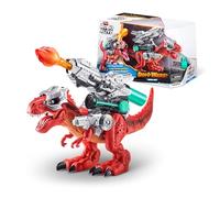 Robo Alive Dino Wars Mega-Rex par ZURU, Bataille de Dinosaures, Garçons 4-8, Marche Réaliste, Gaint T-Rex avec Armure et Armes de Combat, Dinosaure Jouet Électronique, 30 cm (T-Rex)