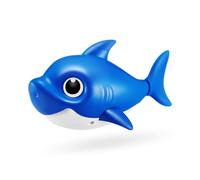 ROBO ALIVE Jouet de Bain Bébé Requin à Piles pour Chanter et Nager par ZURU (Bleu Daddy Shark)