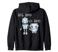 Robo Boy For Lil Bro Big Bro - Art assorti au dos Sweat à Capuche