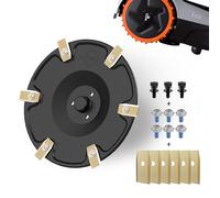 ROBO CLAWS Lame de tondeuse à gazon compatible avec Segway Navimow i105E, i108E et i110N | Comprend 6 lames et vis en titane | Disque de lame de tondeuse à gazon | Renforcé en fibre de verre | Robot à