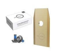 ROBO CLAWS Lot de 33 lames de rechange pour robot tondeuse en titane - Avec boîte de rangement et vis Torx T25 avec vernis de sécurité - Convient pour Navimow, Husqvarna, Gardena, Yard Force