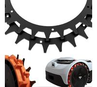 ROBO Claws® Navimow i105E/i108E - Pointes inox 3 mm - 14 vis inox - Amélioration traction - 255 mm (noir)