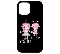 Robo Girl Robot Sister Robotic Lil Sis Big Sis Art sur le dos Coque pour iPhone 12 Pro Max