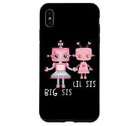 Robo Girl Robot Sister Robotic Lil Sis Big Sis Art sur le dos Coque pour iPhone XS Max