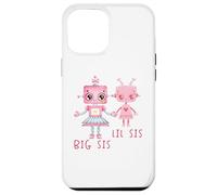 Robo Girl Robot Sister Robotic Lil Sis Big Sis Match Frère et sœur Coque pour iPhone 12 Pro Max