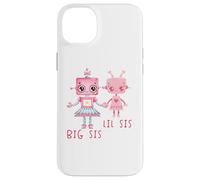 Robo Girl Robot Sister Robotic Lil Sis Big Sis Match Frère et sœur Coque pour iPhone 14 Plus