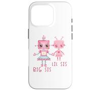 Robo Girl Robot Sister Robotic Lil Sis Big Sis Match Frère et sœur Coque pour iPhone 16 Pro