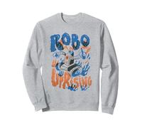 Robo Uprising - La révolution de l'IA des Robots rétro Sweatshirt