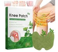 Robofun Anti Douleur Genoux, 24 Pièces Patch Chauffant Dos, Natural Herbal Patchs de Soulagement de la Douleur Pour Douleurs au Cou, Epaules, Courbatures, Articulations