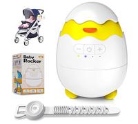 Robofun Baby Rocker Original Design - Balançoire pour poussette, Aide au Sommeil pour Bébé, Minuterie 30-60-90 Minutes, 5 Niveaux d'Intensité