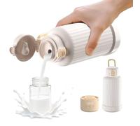 Robofun Chauffe Biberon Portable pour Nomade sans Fil, Batterie Longue Durée, Grande Capacité De 500 ml, Fonction De Pasteurisation, Pratique à Utiliser à Tout Moment, N'importe où