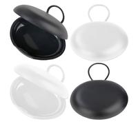 ROBOHOOK Lot de 4 étuis pour bouchons d'oreille, mini portables, adaptés pour les voyages, les voyages d'affaires, les activités de plein air, les porte-clés, les bouchons d'oreille, les bibelots, les