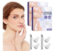 ROBOHOOK Lot de 80 rubans adhésifs de levage invisibles, légers et confortables, utilisés pour soulever la peau affaissée, également pour les yeux et le cou des femmes, avec 6 cordes de traction