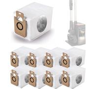 Roboparts® Lot de 8 sacs de rechange pour aspirateur Cecotec Conga Rockstar 5500 Hurricane Station Flex/Pet Flex Grande capacité