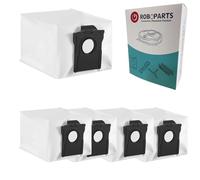 Roboparts Pièces de rechange compatibles avec Cecotec Conga X50. Kit de 4 sacs de vidage base de rechange pour robot aspirateur