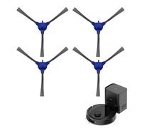 Roboparts Pièces de rechange compatibles avec Cecotec Conga Y8 / Y80 Xtreme. Pack de 4 brosses latérales de rechange pour robot aspirateur
