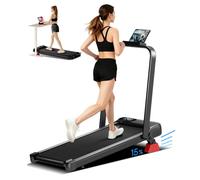 ROBORE U18F Tapis de Course - Inclinaison15% - Vitesse Max 10,5km/h Moteur2,5CV - 3 Niveaux d'Inclinaison - Charge 136kg -Écran LED