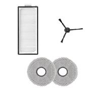 Roborock Accessoire Original pour Qrevo Master 1 Brosses Latérales,1 Filtres ,2 Serpillières