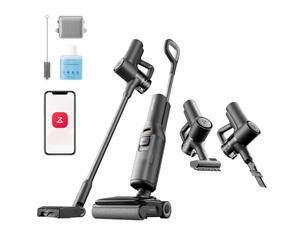roborock F25 ACE Combo Aspirateur Laveur,Complete Nettoyeur de Sol 20 kPa,Aspirateur sans Fil 5-en-1 Autonettoyage à Haute température de 90 °C,Auto-Nettoyage Automatique
