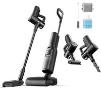 Roborock F25 Combo Aspirateur à batterie 5 en 1 eau et poussière 20000 Pa, avec autonettoyage et séchage, ultra silencieux Aspirateur à manche pour poils d'animaux