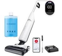 Roborock Flexi Aspirateur Balai Laveur Humides & Sèches 17 000Pa FlatReach - Nettoyage Bord à Bord Rouleau Autonettoyant & Séchage Automatique Contrôle APP