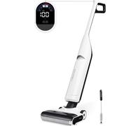 Roborock Flexi Lite Aspirateur eau et poussière Séchage à air chaud, Autonettoyant, FlatReach, Design léger, Réservoir d'eau fraîche de 620ml, Bord extrême 1mm