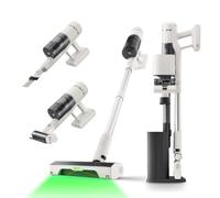 roborock H60 Hub Aspirateur Balai sans Fil avec Station de Vidage Automatique, 115 AW, Autonomie 60 Min, Lumière Verte, Brosse Multi-Surfaces et Anti-Nœuds, Tapis et Poils d'animaux