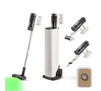 roborock H60 Hub Pro aspirateur Balai sans Fil avec Station Auto-Vide, Batterie Amovible 80 Min, 170 AW pour Les Gros débris et Les Poils d'animaux, Brosse Anti-enroulement, lumière LED Verte