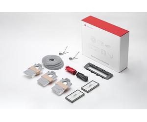roborock Kit d'accessoires d'origine, 4 serpillères rotatives, 3 Sacs à poussière, 2 filtres, 1 Couvercle de Brosse Principal, 1 Brosse Principale et 2 brosses latérales, pour Saros 20/Saros 20X
