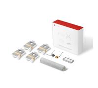 roborock Kit d'Accessoires d'Origine Comprenant 1 Serpillères Roller, 4 Sacs à Poussière, 1 Kit de Brosses Latérales, et 1 Filtre, Qrevo Curv 2 Flow