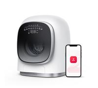 Roborock Marshmallow Zeo Mini - Lave-linge séchant blanc 1 kg de lavage et 0,5 kg de séchage, cycle Zeo séchage à basse température, système d'auto-nettoyage LintClear, dosage intelligent, plus de 20