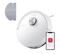 Roborock Q10 S5 Set Aspirateur Robot 10000 Pa Aspiration, Anti-emmêlement,Levage des Serpillères de 8 mm, Évitement