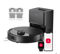 Roborock Q10 S5+ Set Aspirateur Robot avec Station de Lavage,10000 Pa Navigation & Cartographie, Évitement d'obstacles, APP