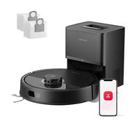 roborock Q7 L5+ Set Aspirateur Robot Laveur avec Station, 8000 Pa Aspiration, Vidange Automatique, 3 Niveaux d'eau, Double Anti-emmêlement, Navigation LiDAR, Idéal pour Poils d'animaux/Tapis, App