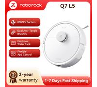 roborock Q7 L5 (version améliorée du Q5 Pro) avec une puissance d’aspiration ultra-puissante de 8000 Pa, double système anti-enchevêtrement, navigation LiDAR précise et zones interdites intelligentes 
