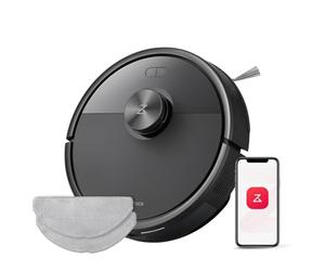 roborock Q7 M5 Set Aspirateur Robot Laveur 10 000 Pa, Double Conception Anti-Enchevêtrement, Durée de Nettoyage Prolongée, Navigation avec LiDAR Précis, APP, Noir