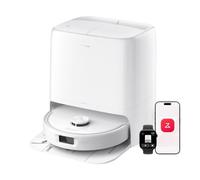 roborock Qrevo 2 Pro Aspirateur Robot Laveur avec Station, 25 000 Pa | Serpillière FlexiArm, 45 °C Séchage à l’air Chaud, 75 °C Autonettoyant à Haute Température, Double Anti-enchevêtrements