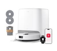 roborock Qrevo 2 Pro Set Aspirateur Robot Laveur avec Station, 25 000 Pa | Serpillière FlexiArm, 45 °C Séchage à l’air Chaud, 75 °C Autonettoyant à Haute Température, Double Anti-enchevêtrements