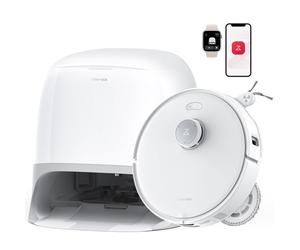 Roborock Qrevo Curv 5A1 0,325 L Noir, Blanc