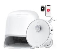 Roborock Qrevo Curv Sans sac Noir, Blanc