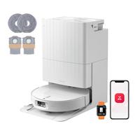 roborock Qrevo Edge 2 Set Robot Aspirateur Laveur, 25 000 Pa, 7,98cm Mince