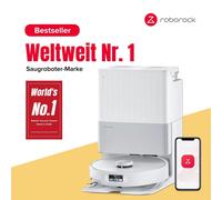 Roborock Qrevo Edge Robot aspirateur 18500 Pa(VS Qrevo curv), Dual Anti-Tangle System, AdaptiLift Chassis, FlexiArm Design™, "Hello Rocky
