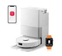 Roborock Qrevo Edge S5A Aspirateur Robot Laveur, 18,500Pa,Upgrade du Qrevo Master, Système anti-enroulement 0%, Wash in Hot Water