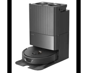 Roborock Qrevo MaxV - Aspirateur Robot Noir, Sans Sac 0.33L, Réservoir 0.08L, Batterie 5200 mAh (180 min), Navigation Laser LDS, Aspiration 4200Pa